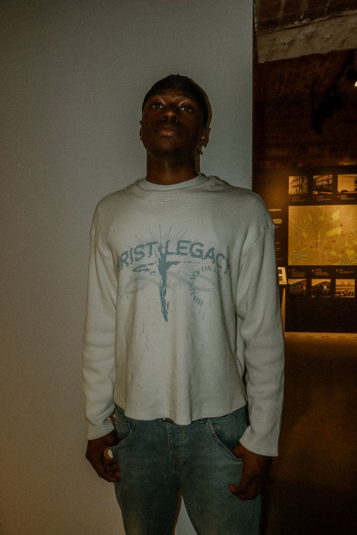 ‘Victory is the Lords’ Waffle knit