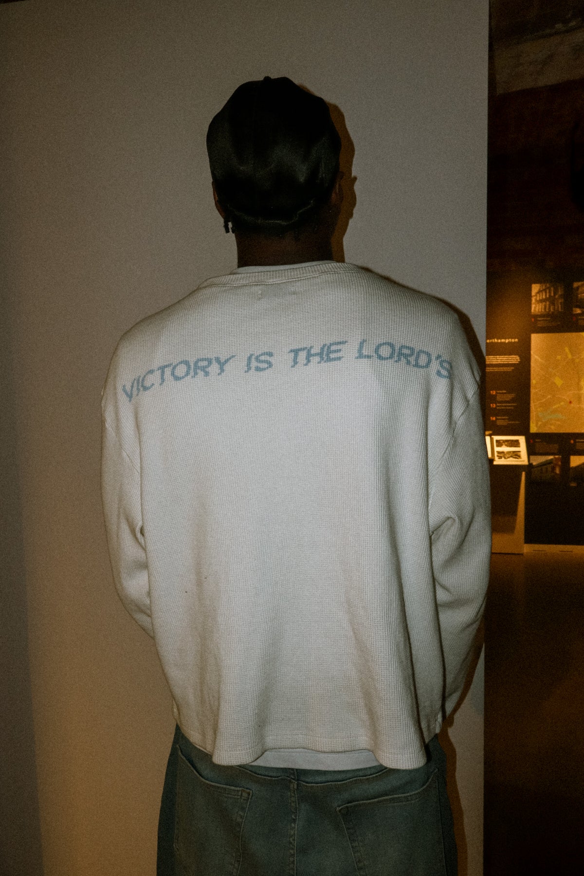 ‘Victory is the Lords’ Waffle knit