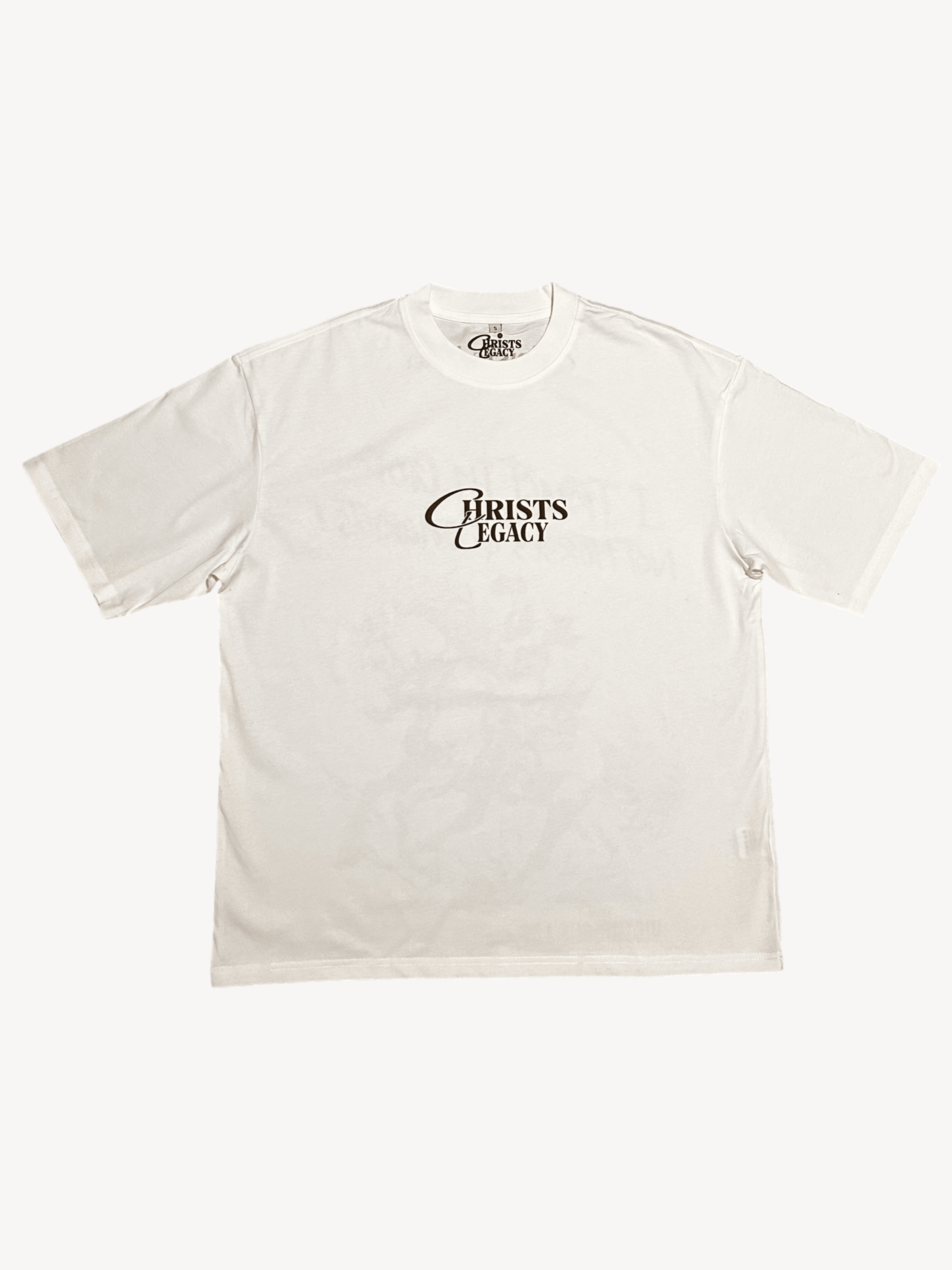 Oversized ‘Trust In God’ T-Shirt  WHITE